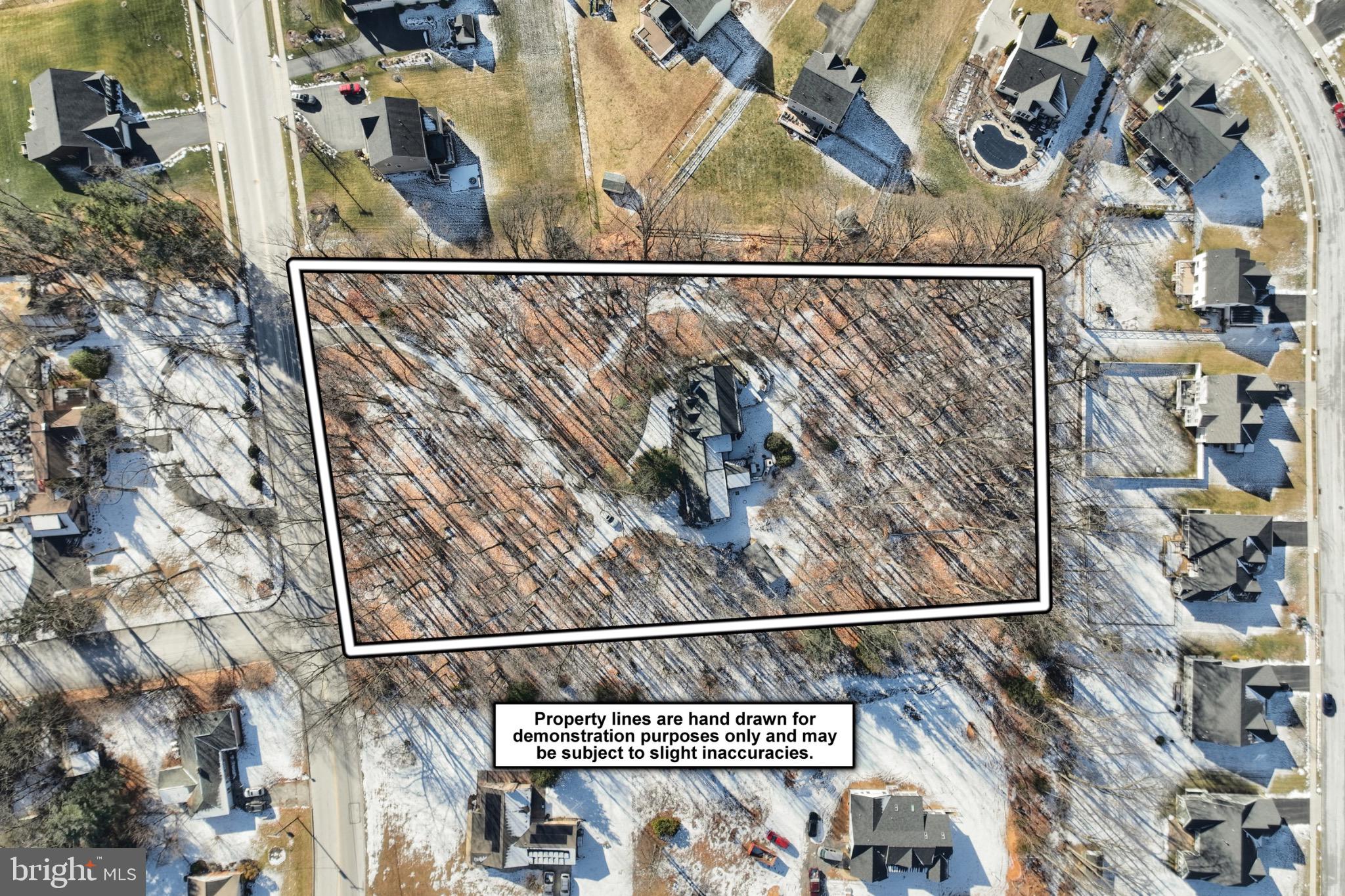 4205 Grandview Road Hanover, PA 17331 - Photo 8 of 70 Aerial view of a spacious residential lot.
