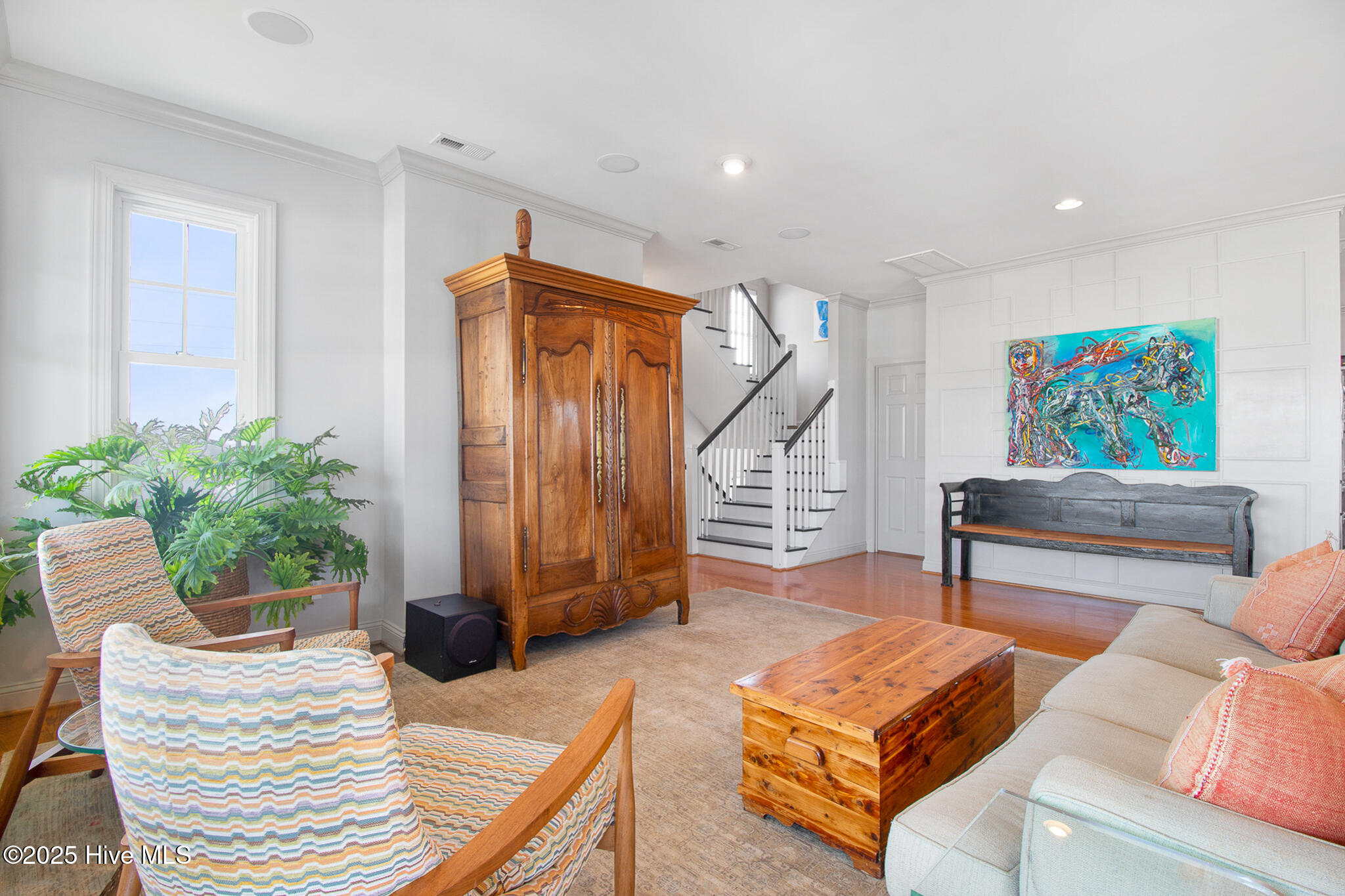 301 Old Causeway Road Atlantic Beach, NC 28512 - Photo 13 of 66 Living room w AB bridge views