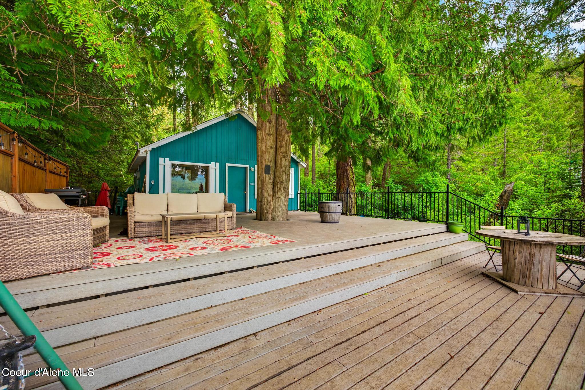 8642 West Upper Twin Lake Shore Road South Rathdrum, ID 83858 - Photo 12 of 36 Deck