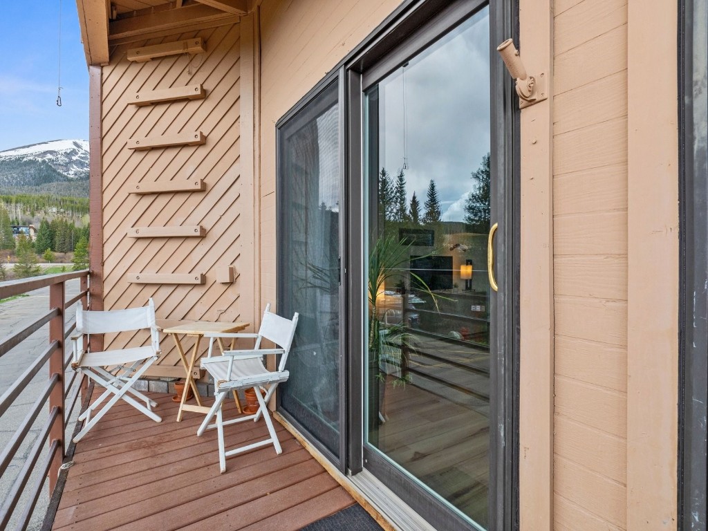 9825 Ryan Gulch Road, Unit B108 Silverthorne, CO 80498 - Photo 13 of 26 a view of chair in the balcony