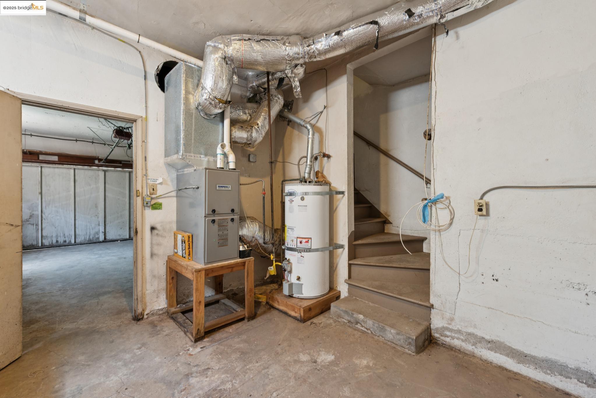 4751 Lincoln Avenue Oakland, CA 94602 - Photo 43 of 60 Utility room with strapped water heater and heating unit