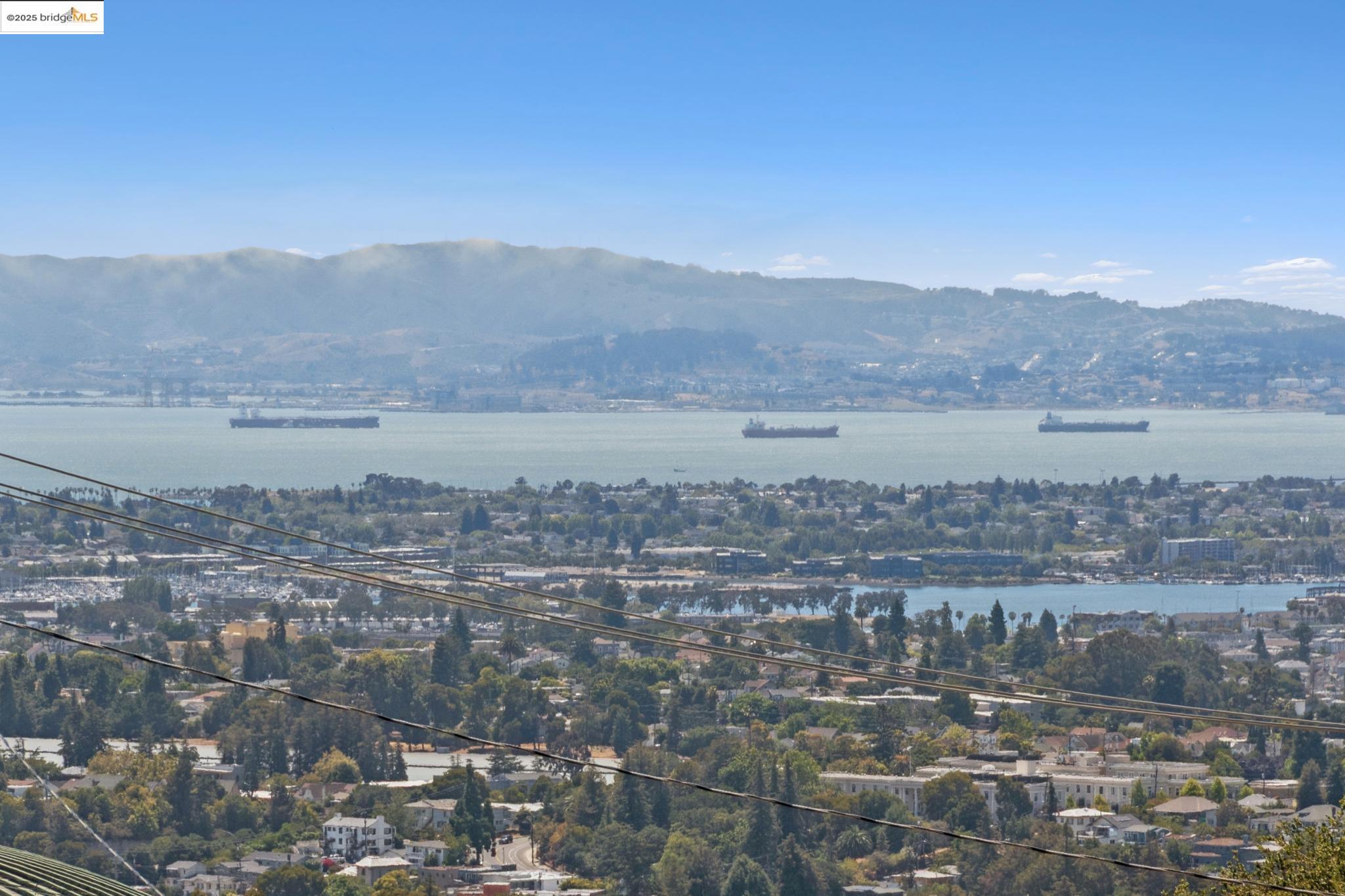4751 Lincoln Avenue Oakland, CA 94602 - Photo 60 of 60 Aerial overview of property's location featuring property boundaries highlighted and a water and mountain view