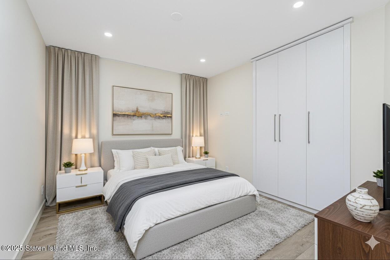 236 Amber Street Staten Island, NY 10306 - Photo 10 of 22 a bedroom with a bed and a window