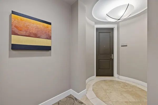 a view of empty room