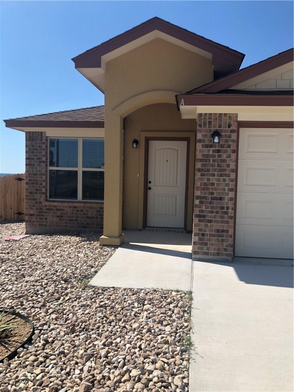 a view of front door of a house