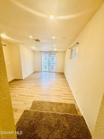 a view of an empty room