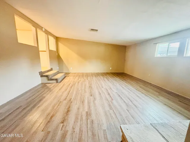 a view of wooden floor in a room