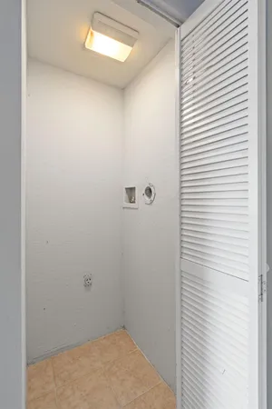 a small space with a window