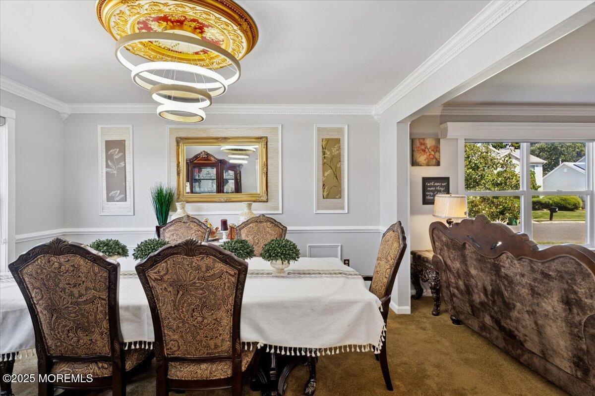 2 Higgins Court Howell, NJ 07731 - Photo 12 of 49 a view of a dining room with furniture window and outside view