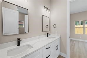 2615 Piemonte Avenue Cir Spring Spring, TX 77388 - Photo 16 of 21 a bathroom with a sink and a mirror