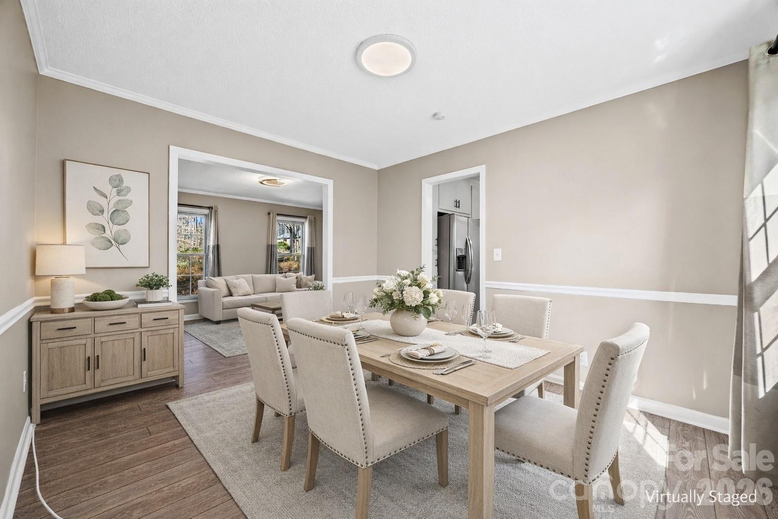 405 Bratton Avenue York, SC 29745 - Photo 16 of 43 a dining hall with stainless steel appliances kitchen island granite countertop a dining table and chairs