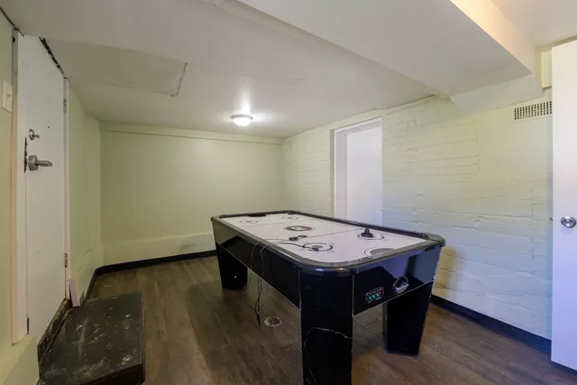 a utility room with washer and dryer