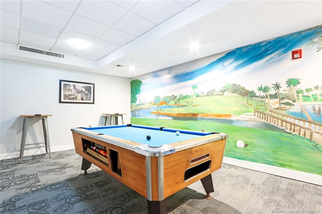 5443 Southeast Miles Grant Road, Unit D205 Stuart, FL 34997 - Photo 36 of 44 Billiard Room