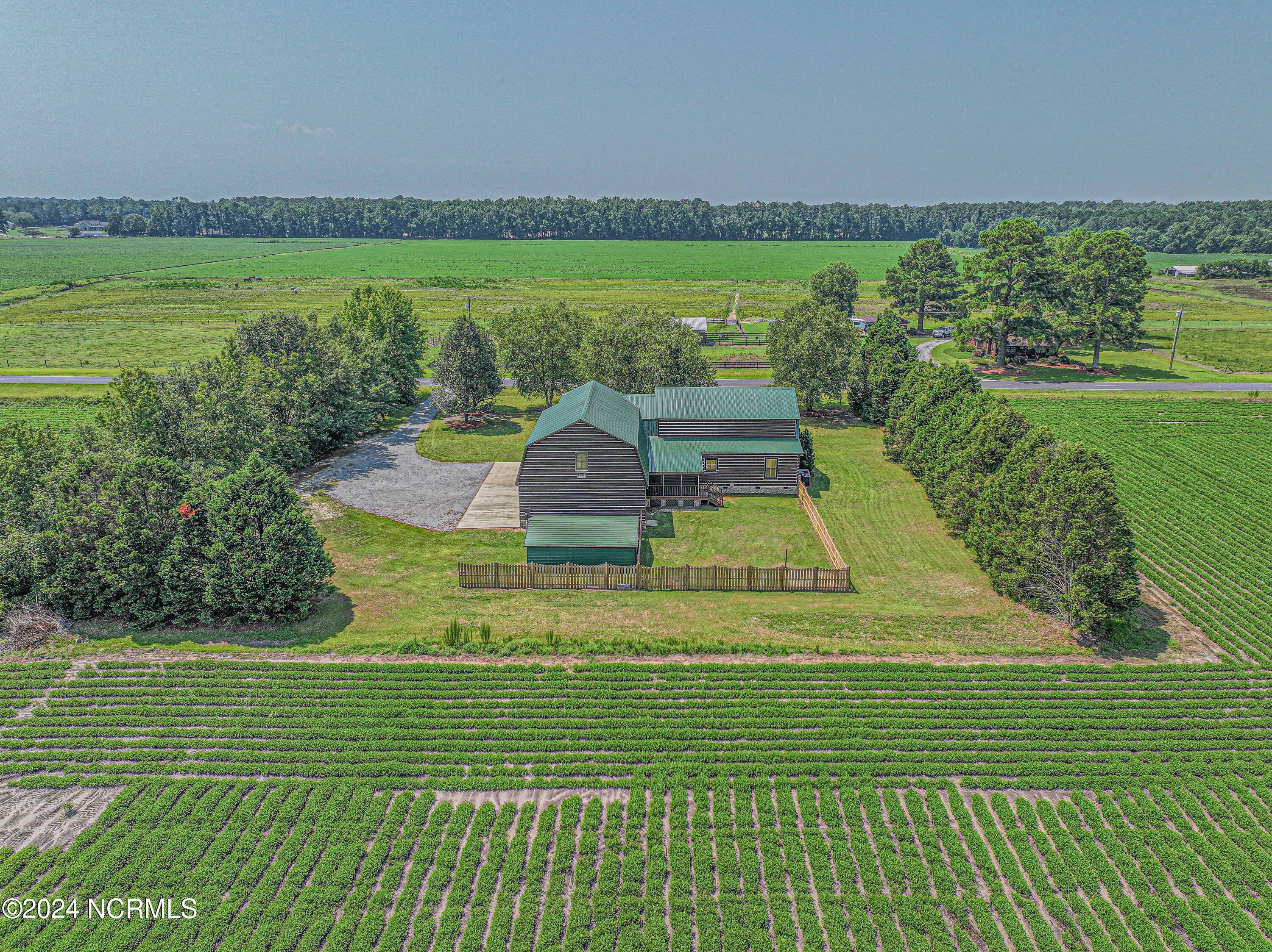 1739 Haddock Road Winterville, NC 28590 - Photo 49 of 63 Drone Rear Of Home