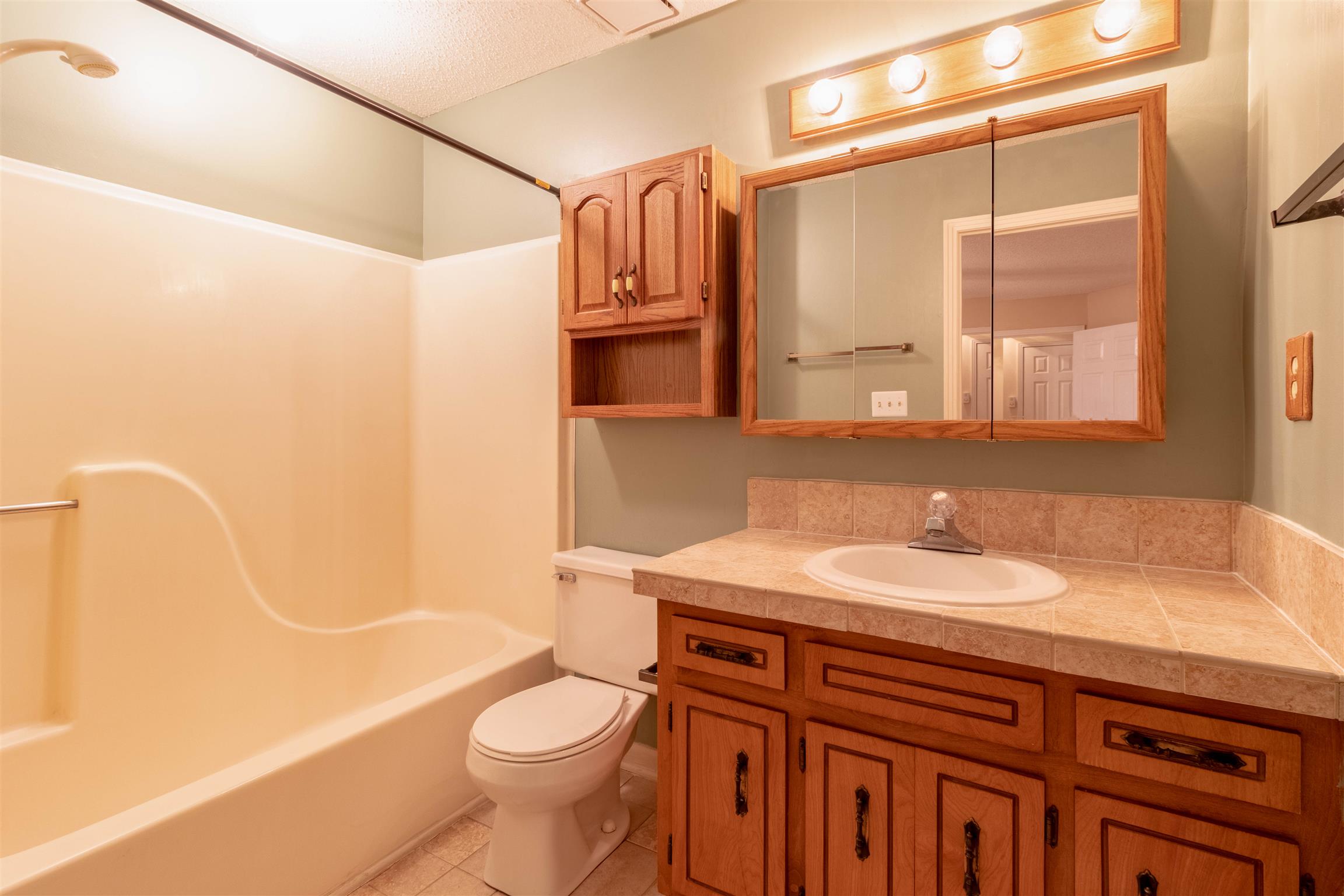 3411 Polly Drive Clarksville, TN 37042 - Photo 12 of 20 a bathroom with a sink a toilet and shower