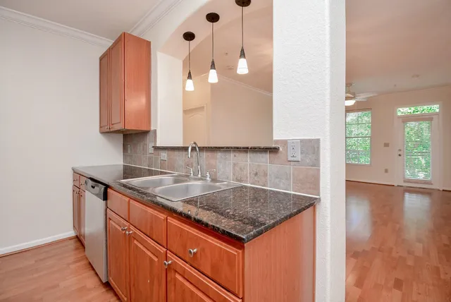 a view of the garage