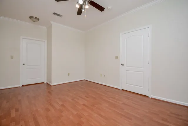 wooden floor in an empty room