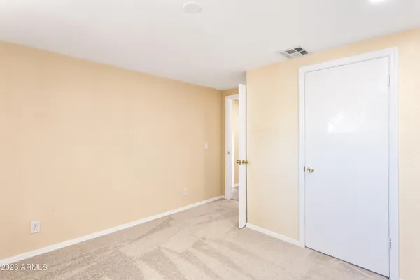 a view of closet area