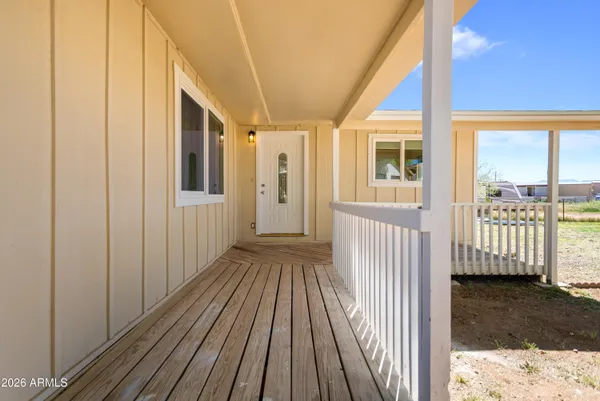 a view of a house with a balcony