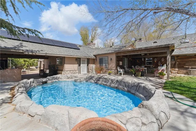 a view of a park with plants and a fountain