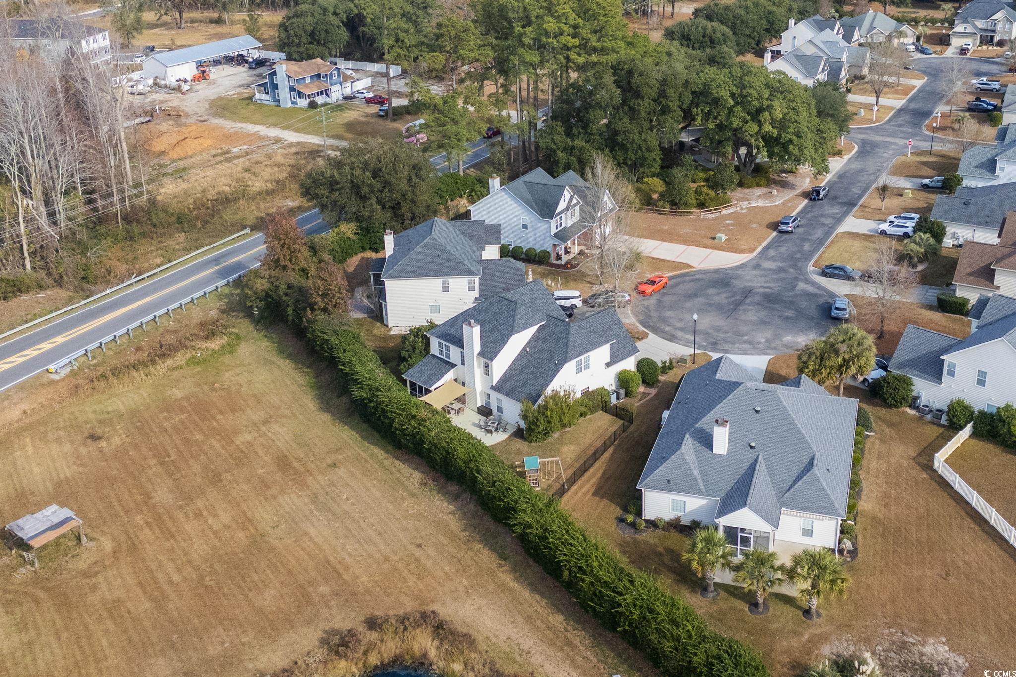 318 Barlow Court Conway, SC 29526 - Photo 32 of 36 Aerial overview of property's location featuring nearby suburban area
