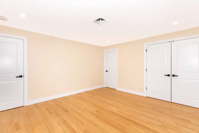 a view of a room with an empty space