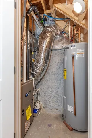 a view of storage and utility room