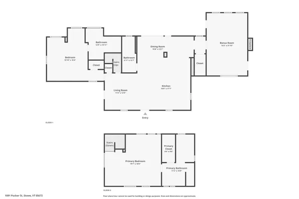 $1,099,000 | 1091 Pucker Street, Stowe, VT 05672