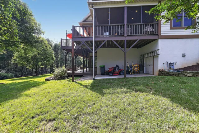 a view of outdoor space yard and deck