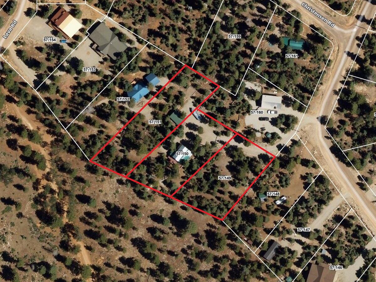 95 East Rim Road Duck Creek Village, UT 84762 - Photo 49 of 49 Google Earth Approx Outline