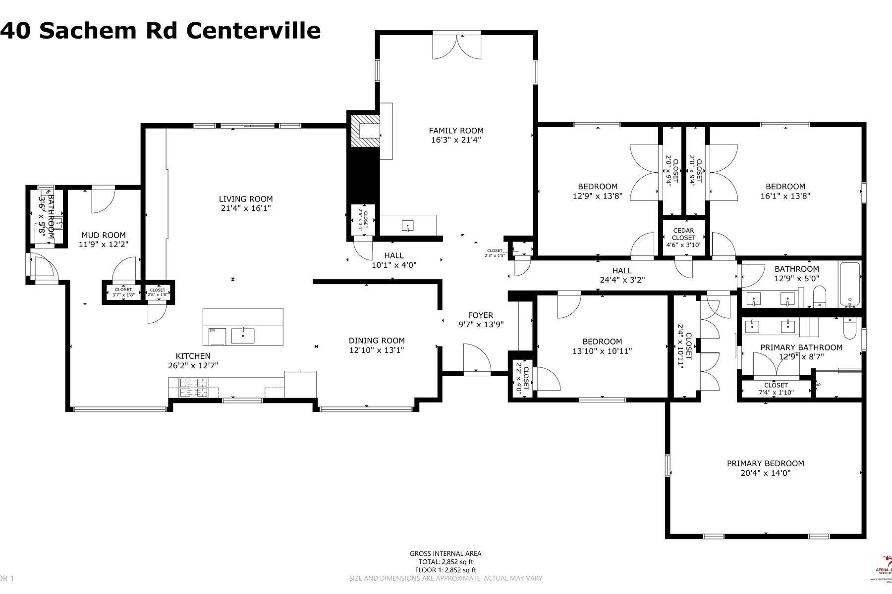 40 Sachem Drive Centerville, MA 02632 - Photo 50 of 56 a picture of a floor plan
