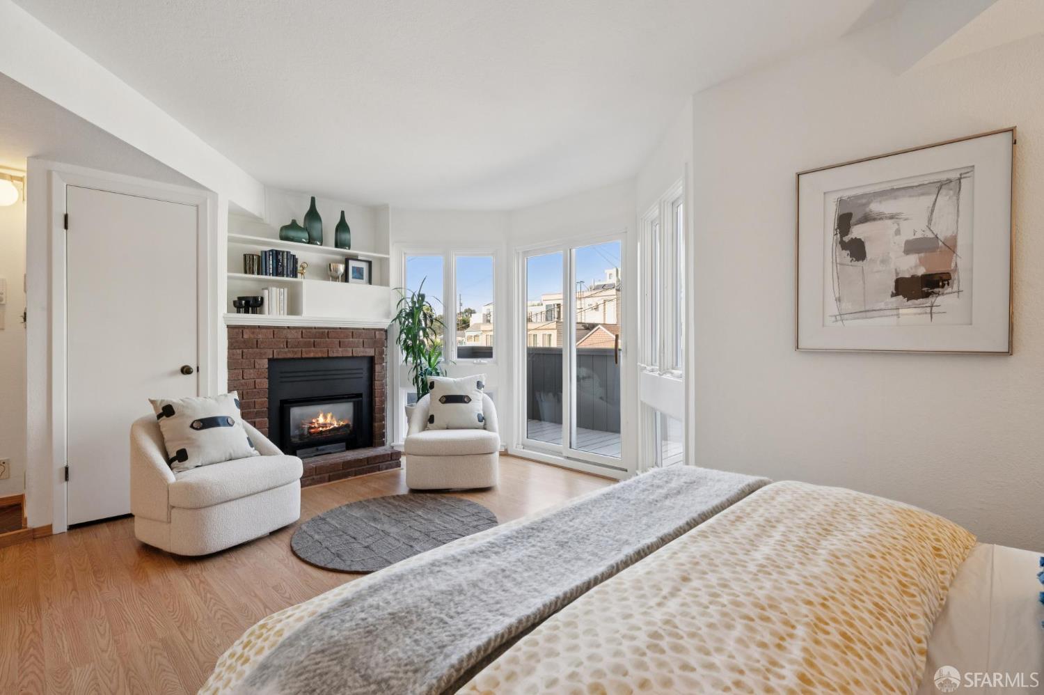 2023 22nd Street San Francisco, CA 94107 - Photo 42 of 56 a living room with furniture and a fireplace