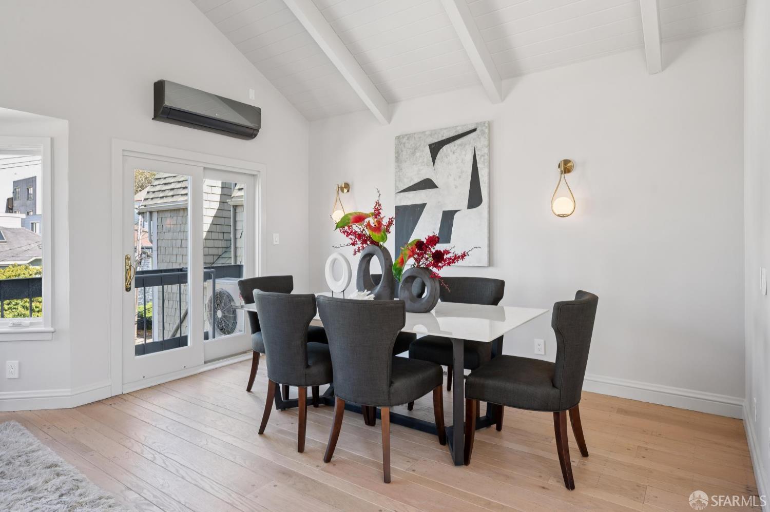 2023 22nd Street San Francisco, CA 94107 - Photo 7 of 56 a view of a dining room with furniture window and wooden floor