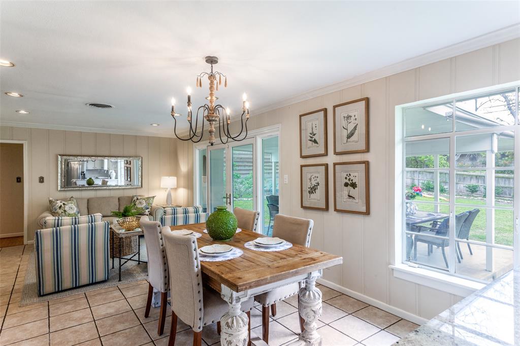 6491 Kirkwood Road Fort Worth, TX 76116 - Photo 13 of 25 a view of a dining room with furniture window and outside view
