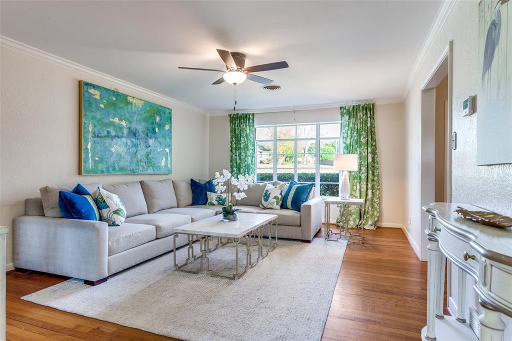 6491 Kirkwood Road Fort Worth, TX 76116 - Photo 5 of 25 a living room with furniture and a large window