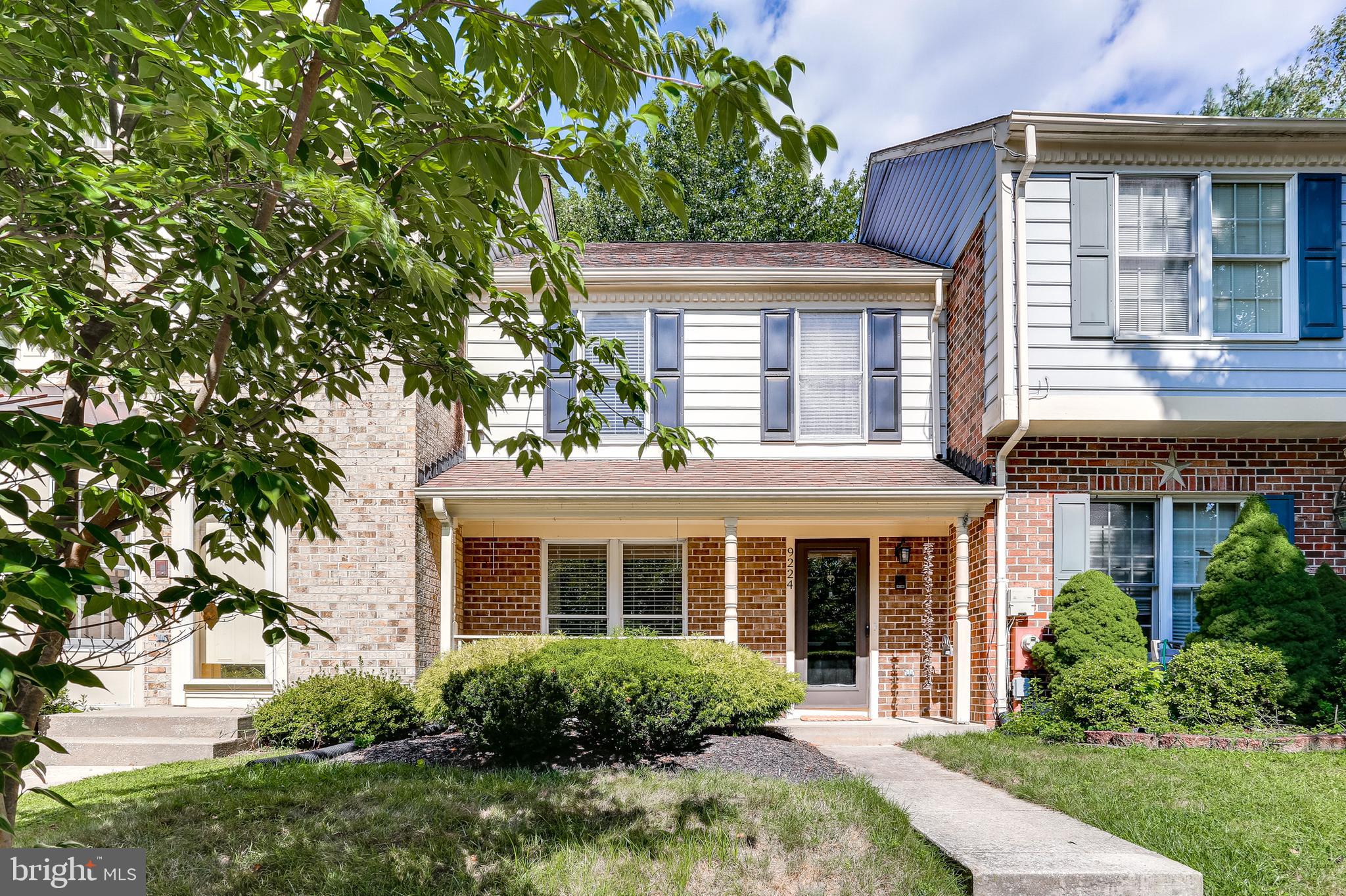 9224 Pittsfield Road Owings Mills, MD 21117 - Photo 1 of 16 Front view of townhouse