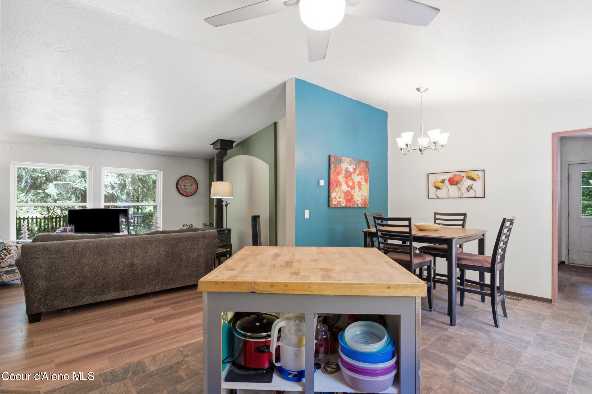 428 South Rena Road Oldtown, ID 83822 - Photo 12 of 53 Kitchen, Dining, Living