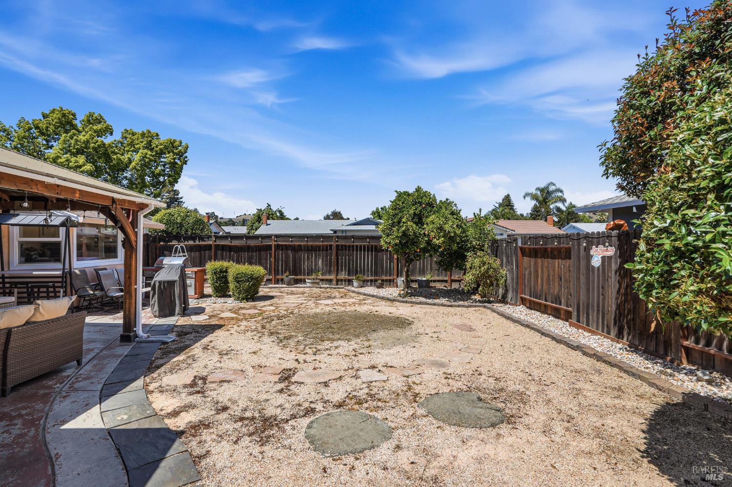 773 Blue Ridge Lane Vacaville, CA 95688 - Photo 37 of 44 a view of a backyard with sitting area