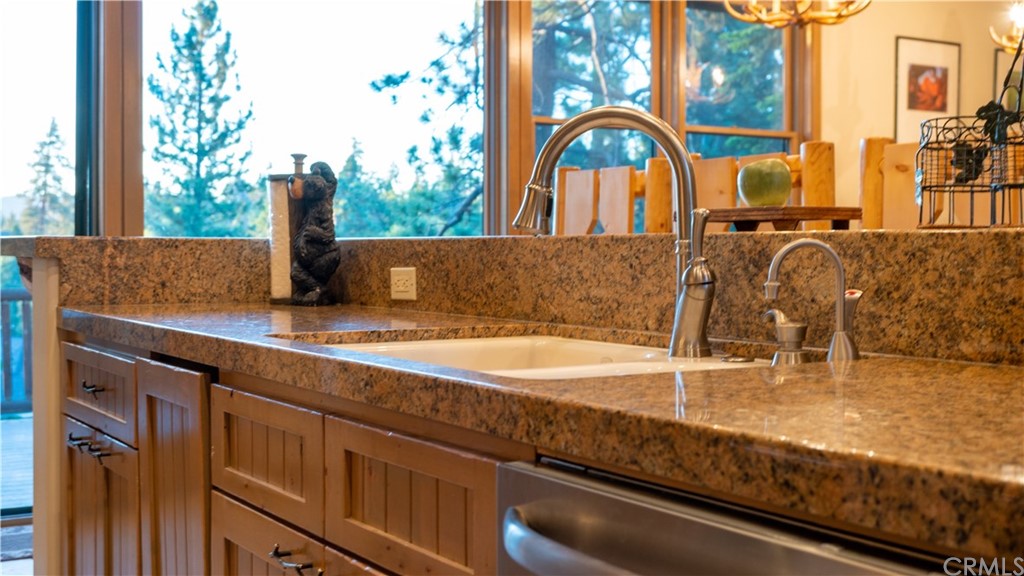 43490 Primrose Drive Big Bear Lake, CA 92315 - Photo 18 of 69 a view of a sink with a outdoor space