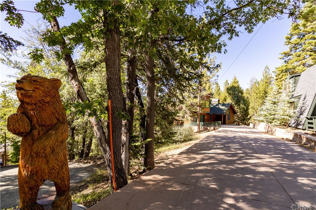43490 Primrose Drive Big Bear Lake, CA 92315 - Photo 2 of 69 a pathway of a house with a yard