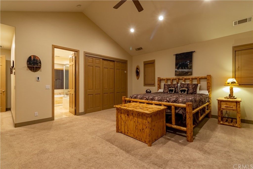 43490 Primrose Drive Big Bear Lake, CA 92315 - Photo 30 of 69 a view of a kitchen with stainless steel appliances granite countertop a stove and a refrigerator