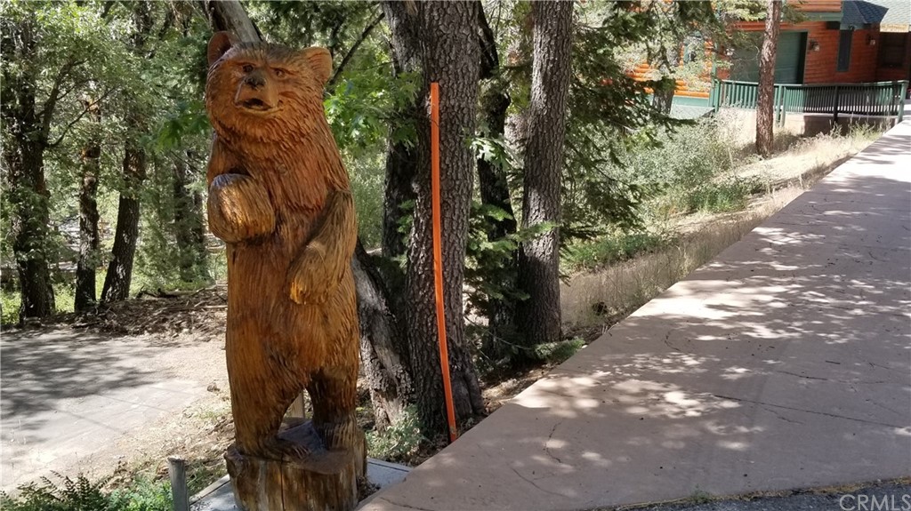 43490 Primrose Drive Big Bear Lake, CA 92315 - Photo 64 of 69 a backyard of a house with lots of green space