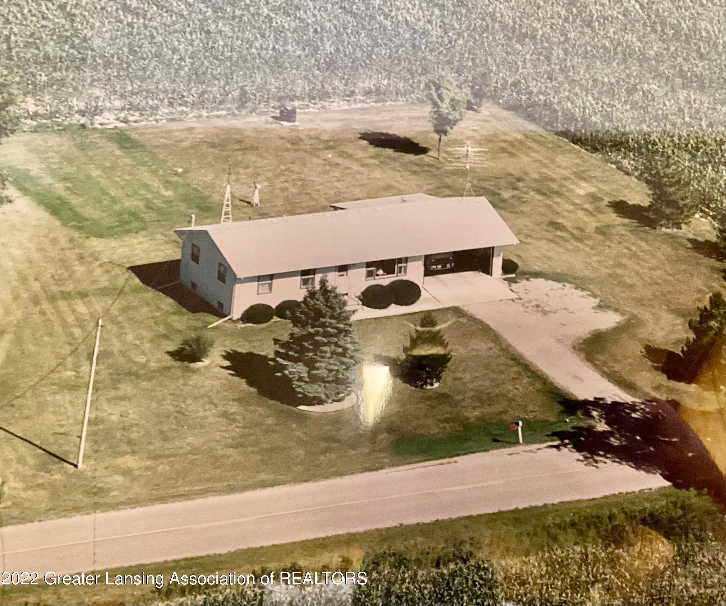 4770 North Gunnell Road Dimondale, MI 48821 - Photo 32 of 32 Aerial 1971 era
