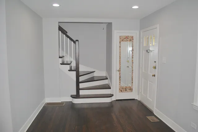 wooden floor in an empty room