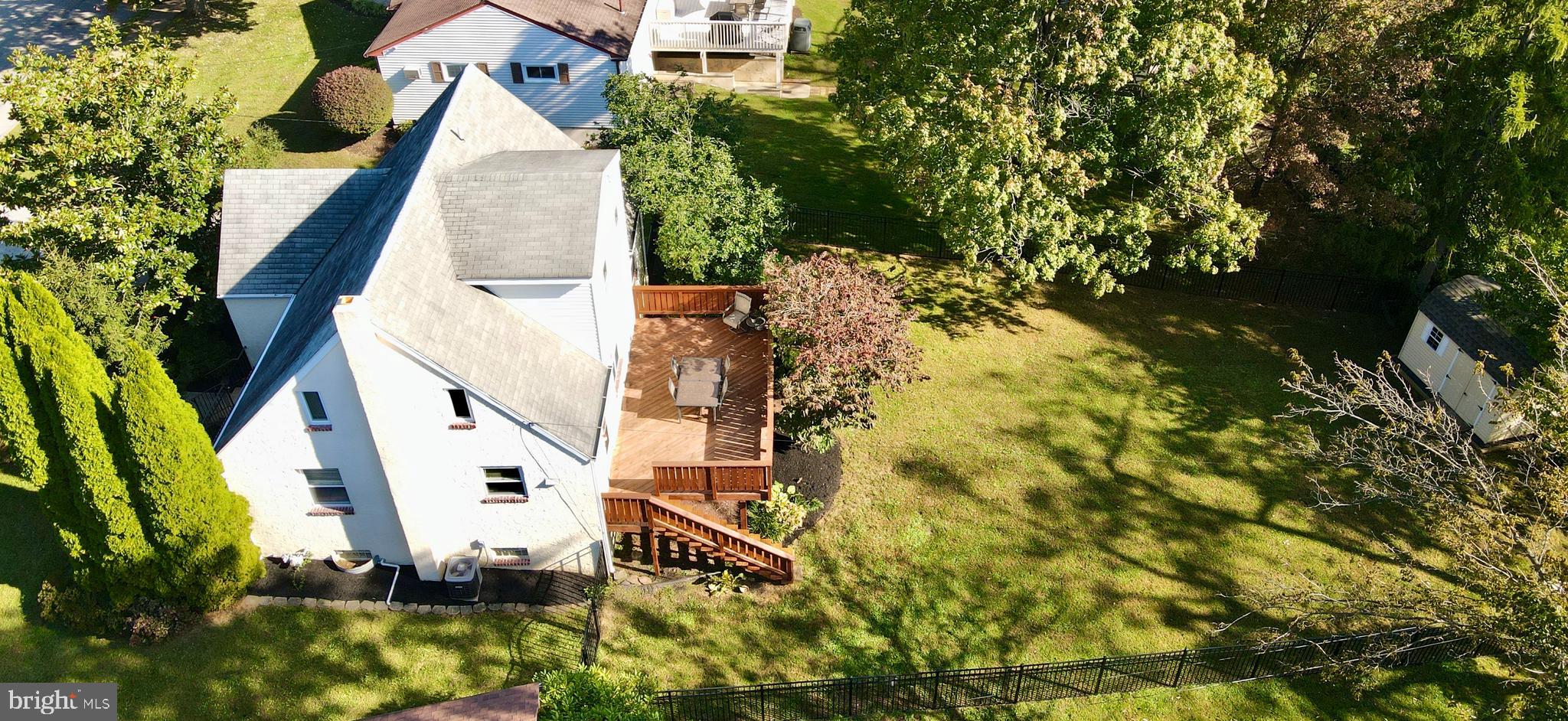 109 Barren Road Newtown Square, PA 19073 - Photo 3 of 52 Private back yard with large deck