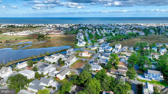 a view of a city with ocean view