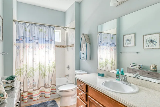 a view of yard with swimming pool and trees