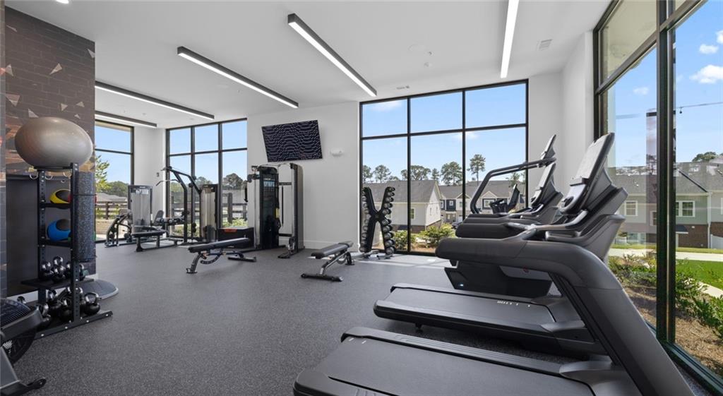 100 Rosemoore Drive Covington, GA 30014 - Photo 36 of 41 a view of a room with gym equipment