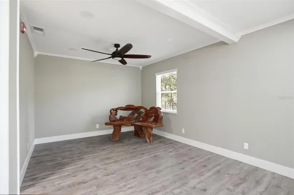 wooden floor in an empty room