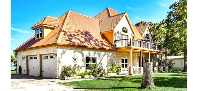front view of house with a yard